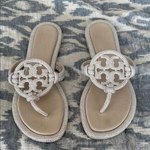 Tory Burch Miller Pave Knotted  Sandals